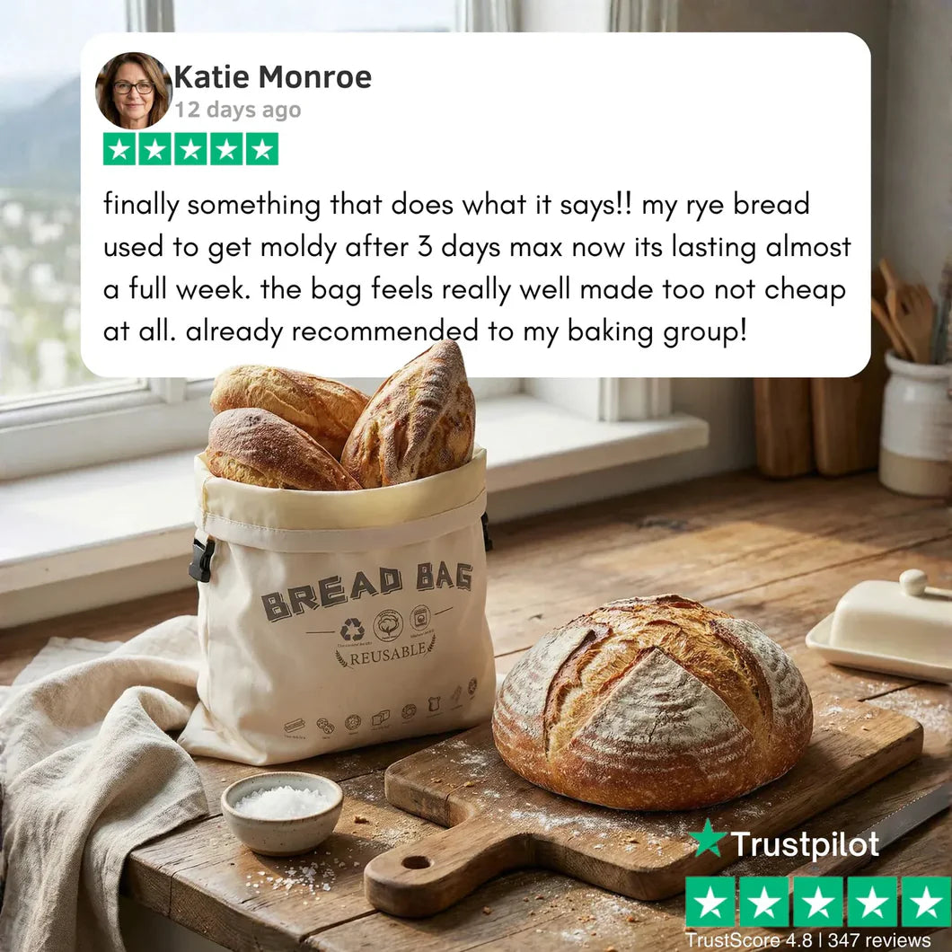 Premium 100% Cotton Beeswax Bread Bags