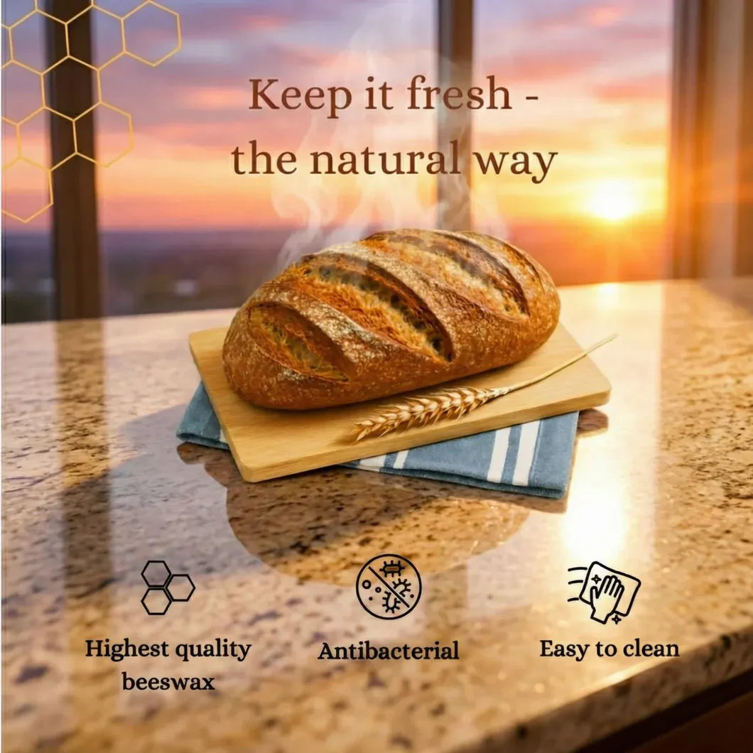 Premium 100% Cotton Beeswax Bread Bags